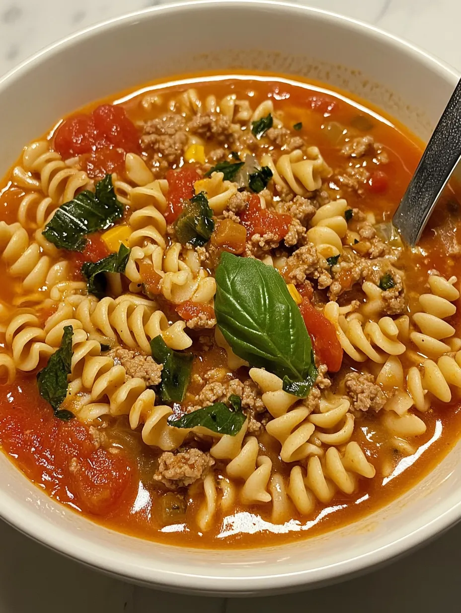Italian Sausage Soup Dish