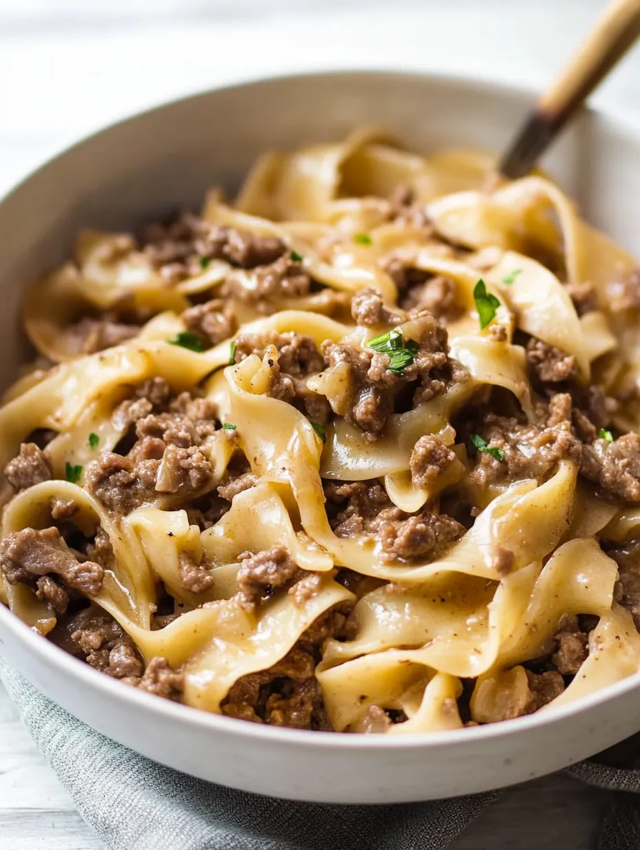 Easy Beef and Noodles