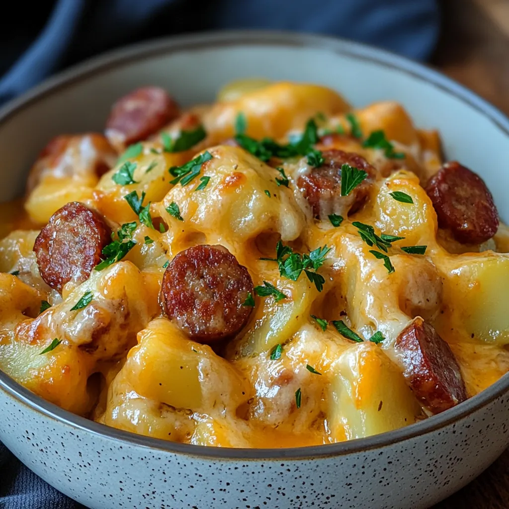 kielbasa and potato casserole