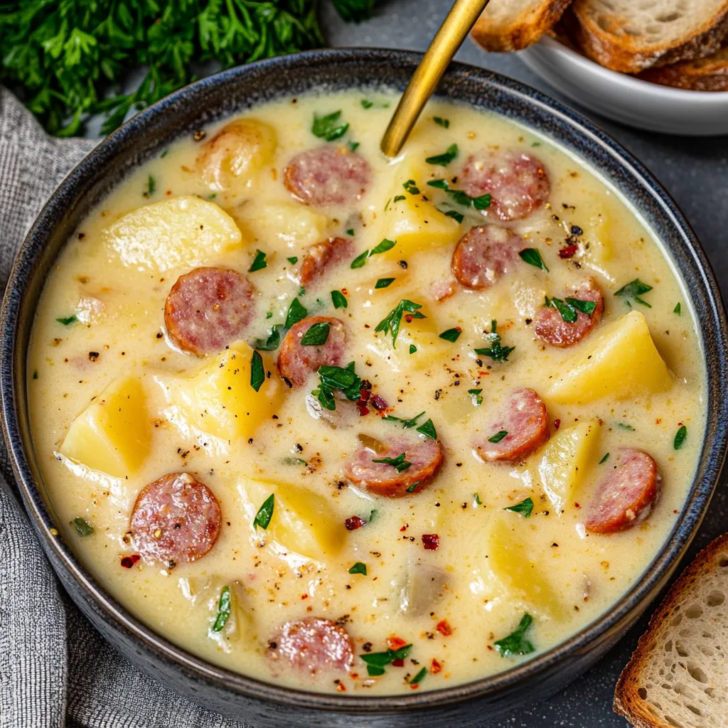 Kielbasa Potato Soup