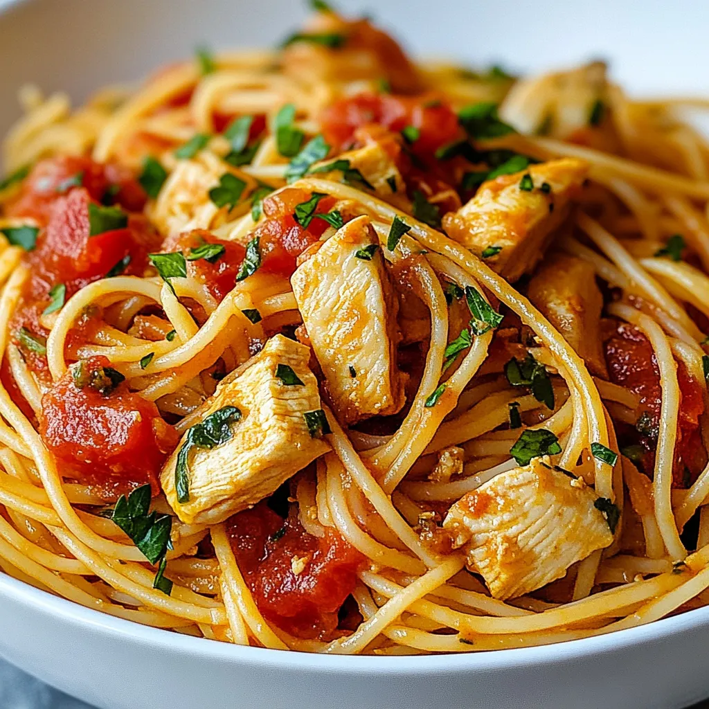 Monterey Chicken Spaghetti