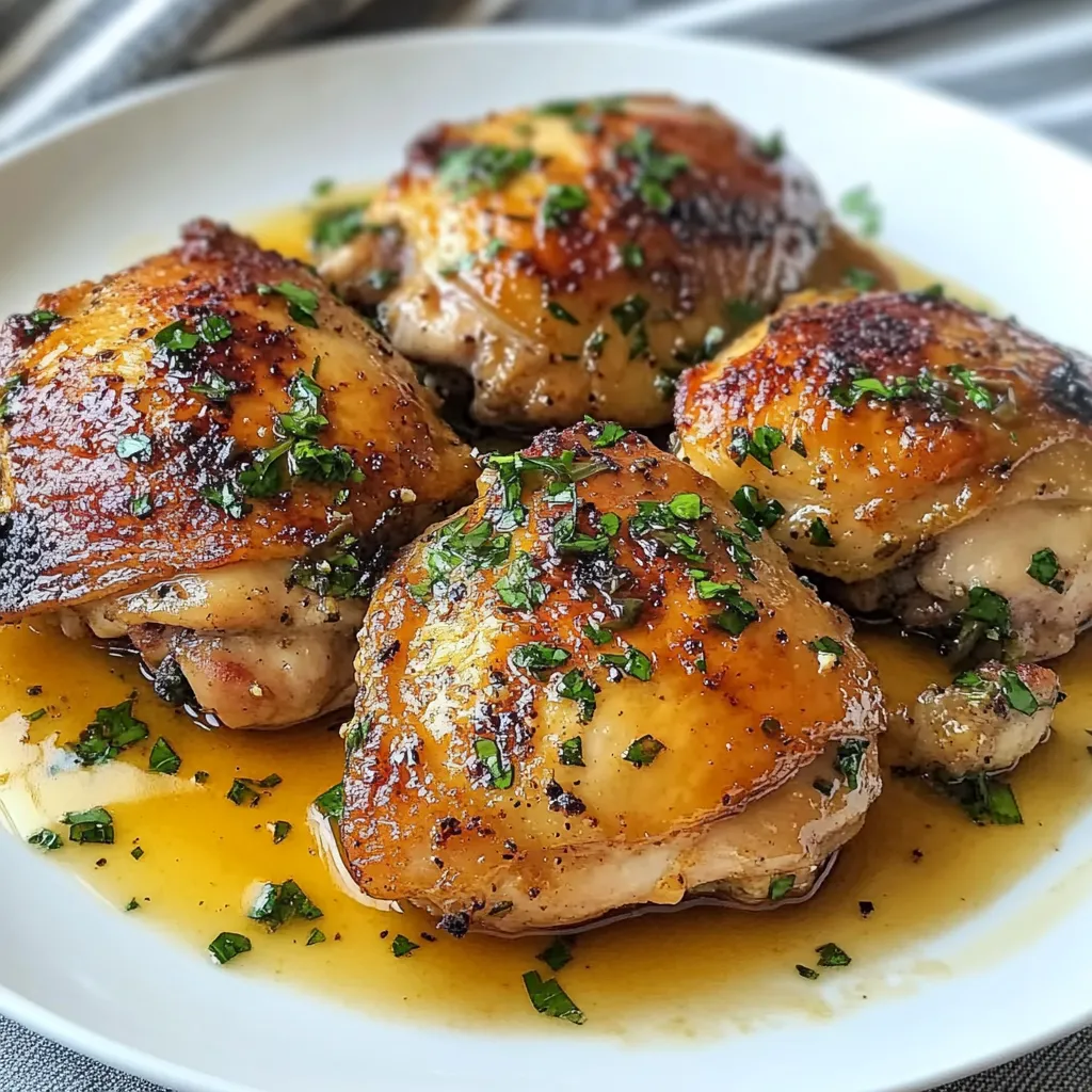 Garlic Butter Chicken Thighs