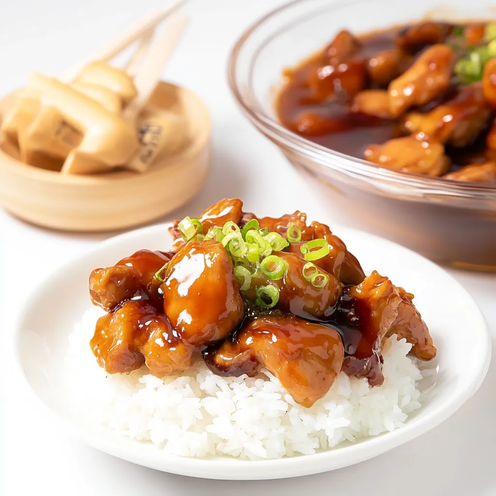 Orange Chicken Dinner