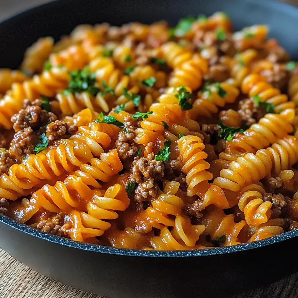 Easy One Pot Beef Taco Pasta