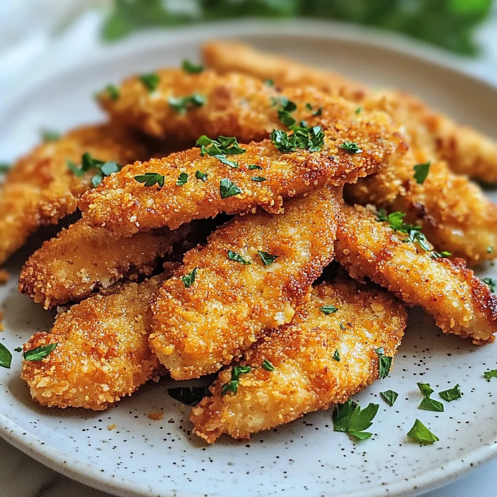 Crispy Homemade Baked Chicken Tenders Recipe