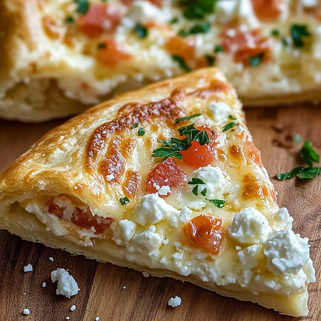 A delicious cottage cheese flatbread recipe featuring fresh ingredients.