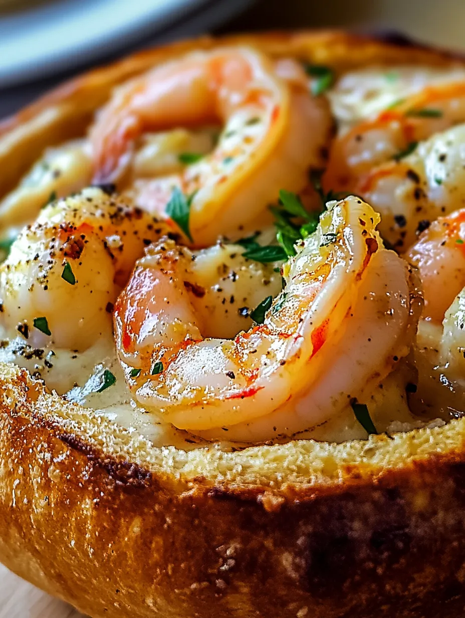 Stuffed Seafood Bread Bowl Recipe
