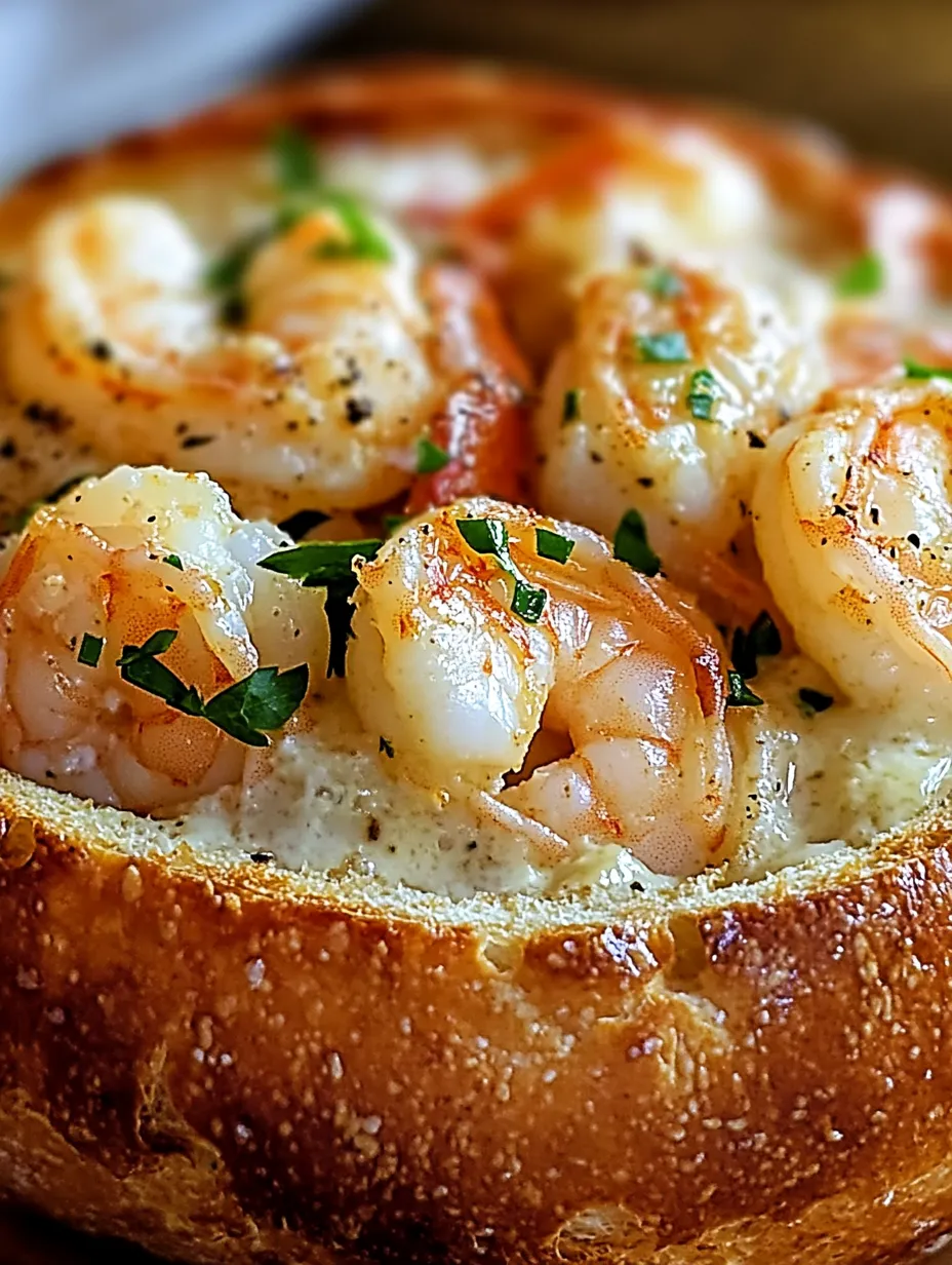 Easy Stuffed Seafood Bread Bowl Recipe