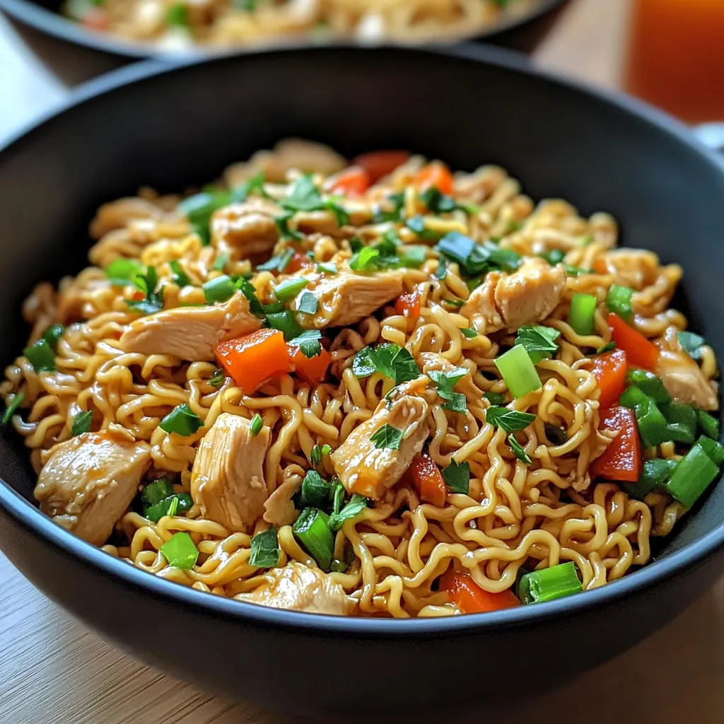 Chicken Ramen Stir Fry