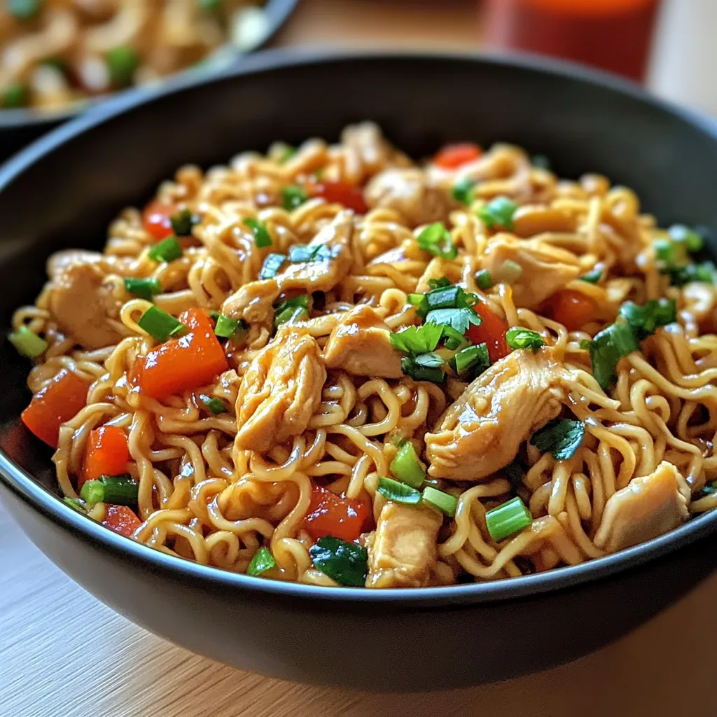 Tasty Chicken Ramen Stir Fry Recipe