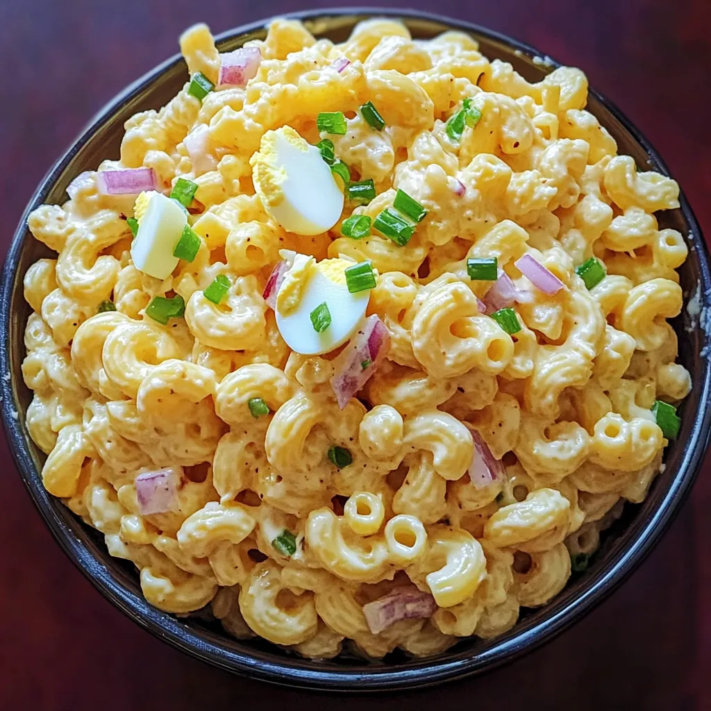 Unique Deviled Egg Macaroni Pasta Salad Recipe That Stuns