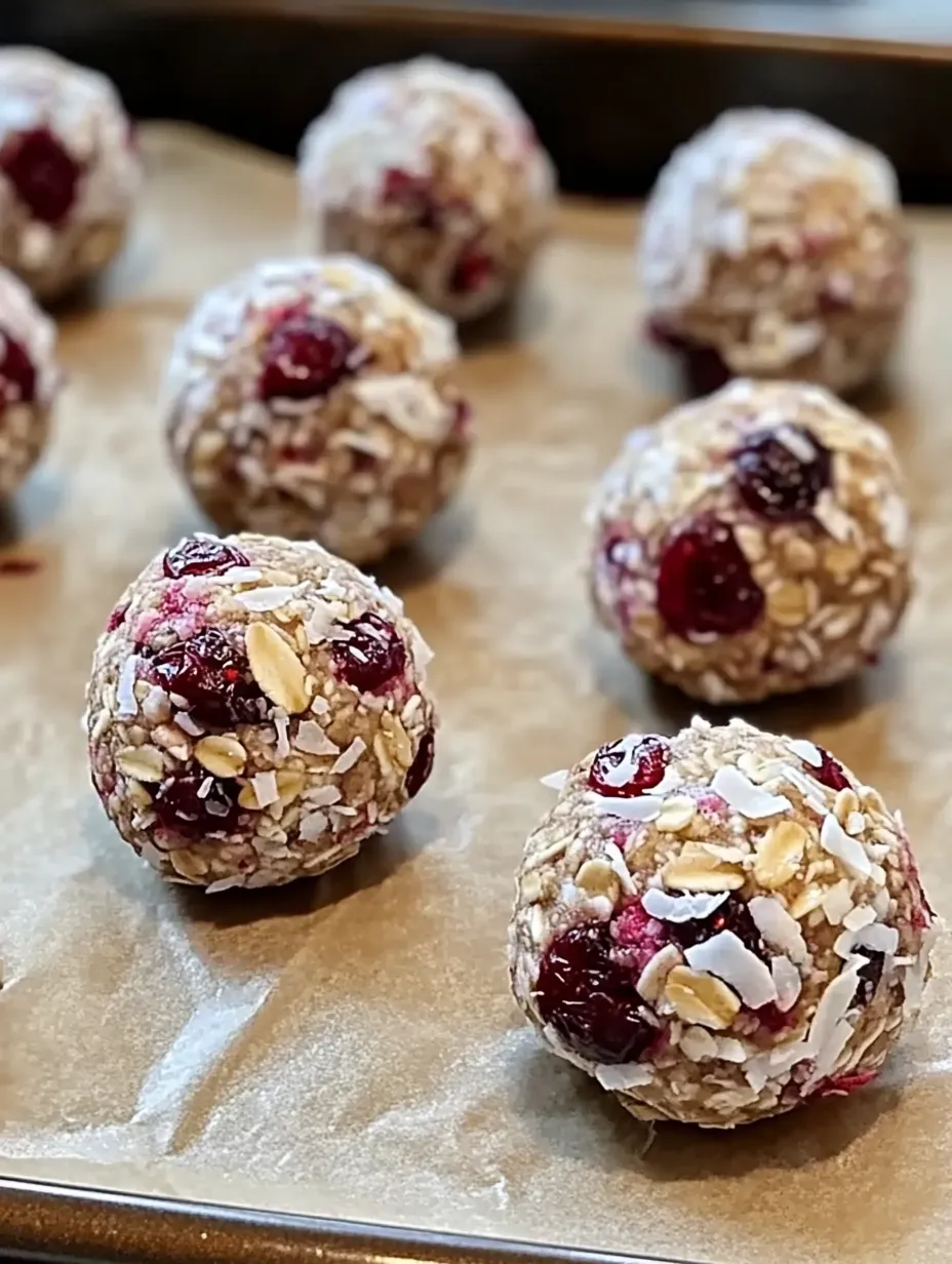 Raspberry Almond Energy Bites