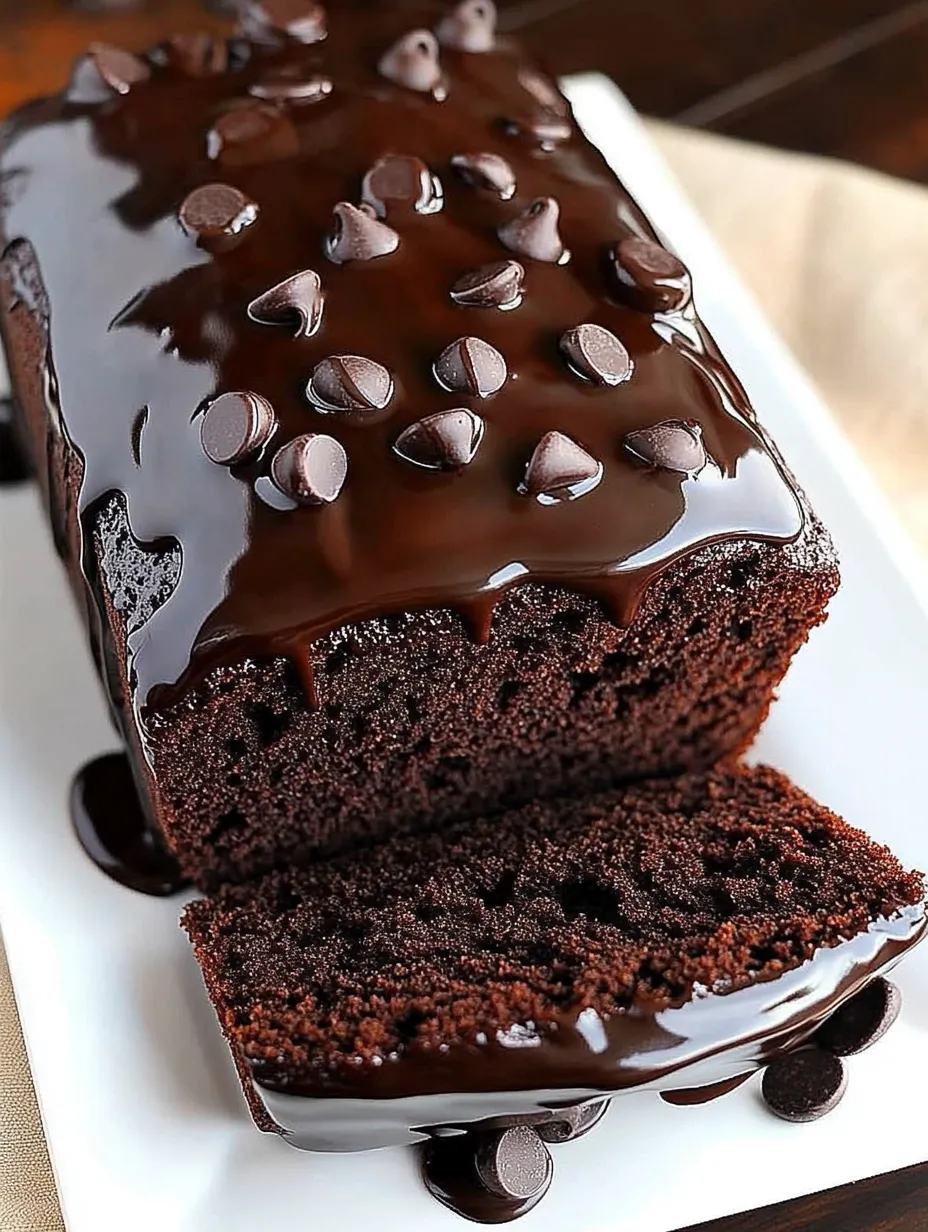 Hot Fudge Brownie Bread