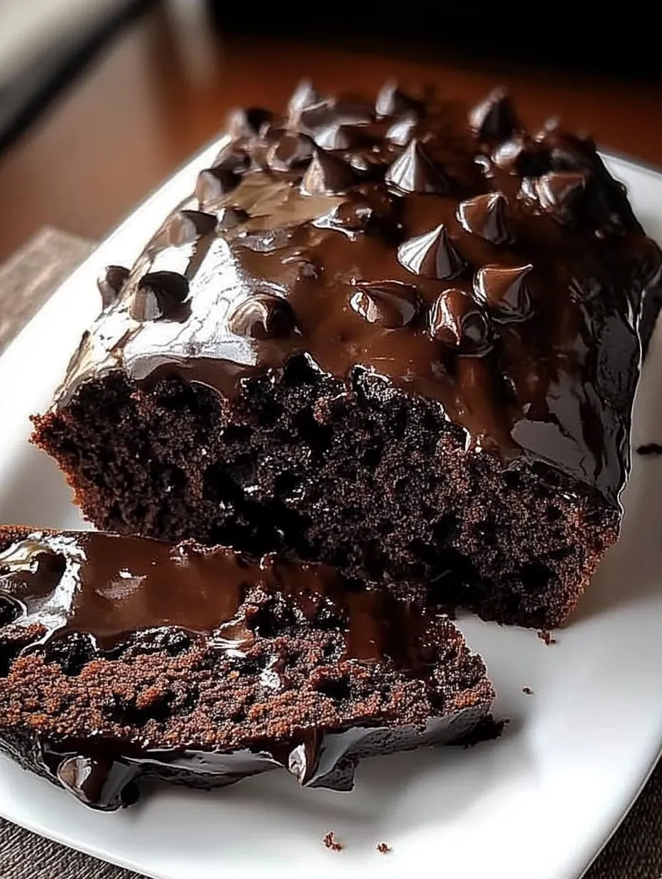 Awesome Hot Fudge Brownie Bread