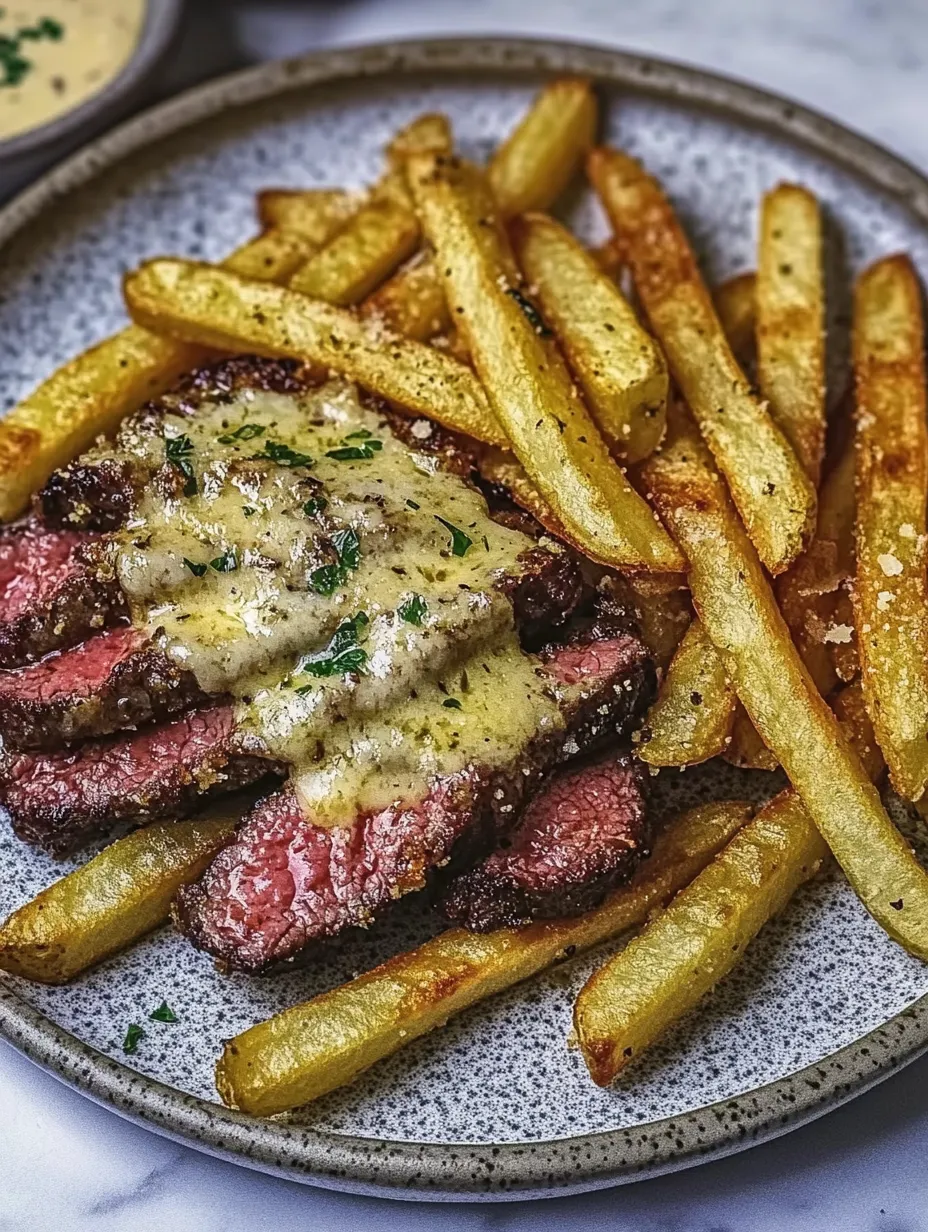 Ultimate Garlic Parmesan Steak Fries