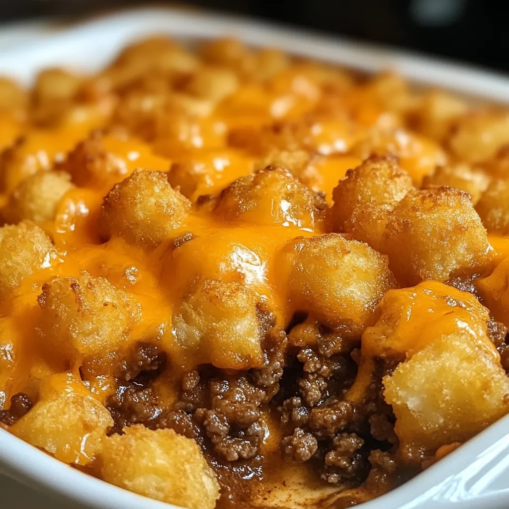 Delicious Tater Tot Casserole