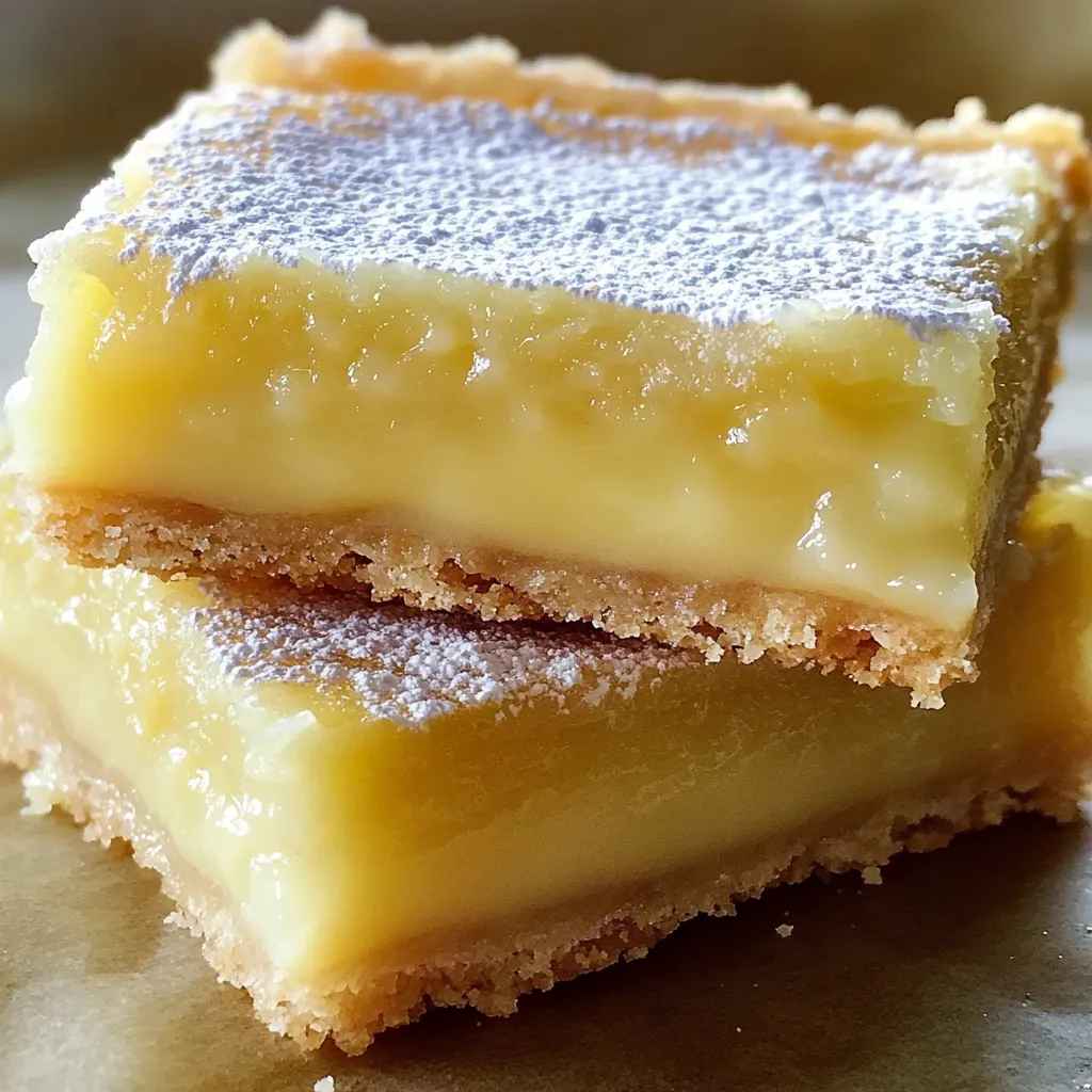 Classic Lemon Squares Recipe