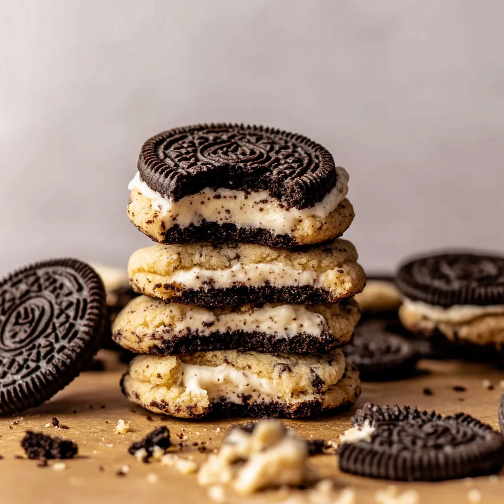 Simple Oreo Cheesecake Cookie
