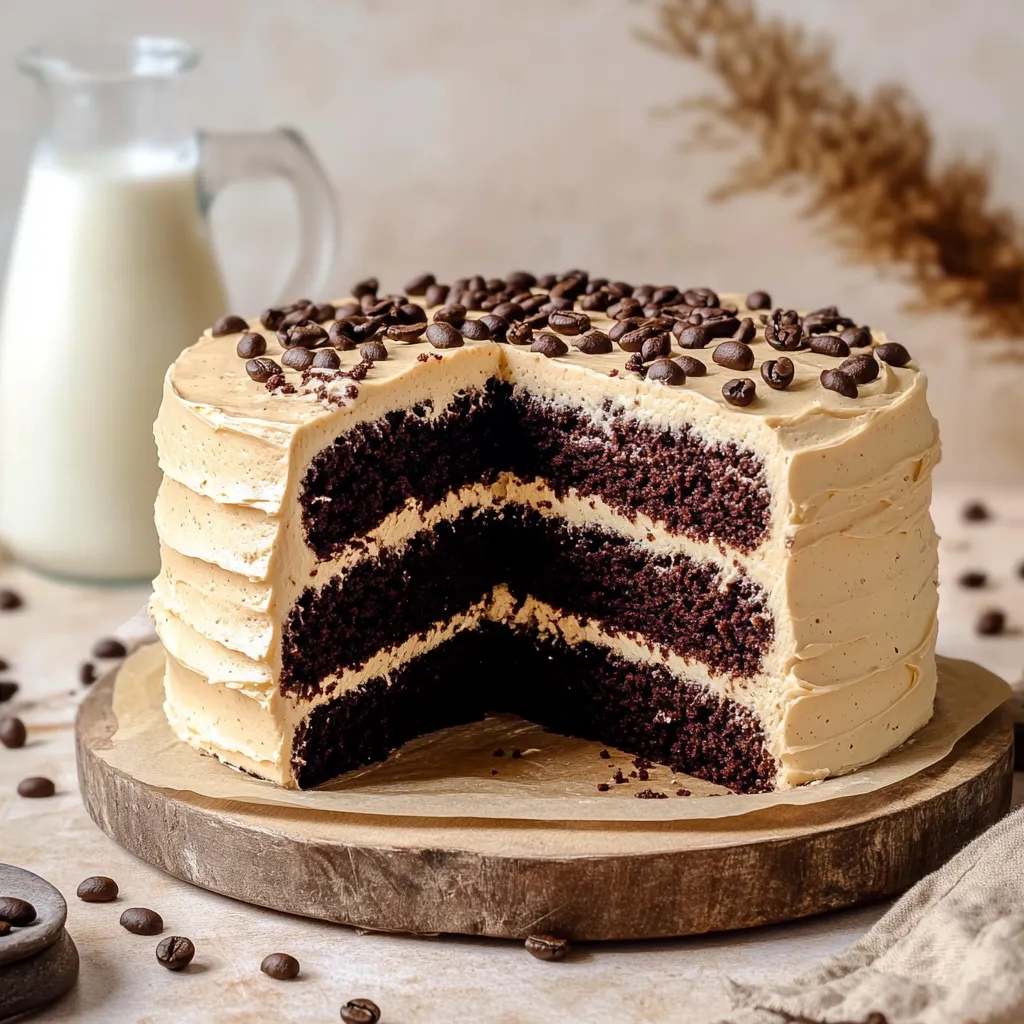 Easy Coffee Chocolate Cake