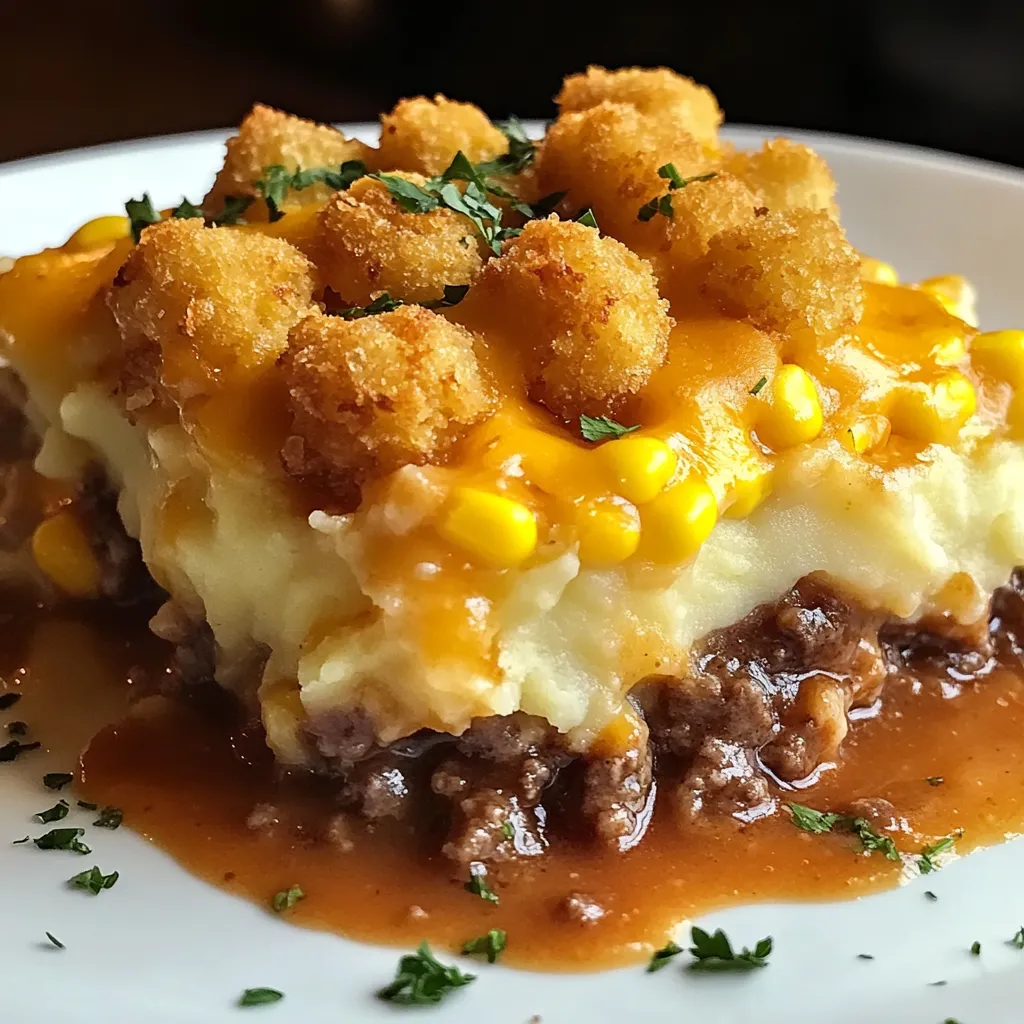 tater tot shepherd's pie casserole