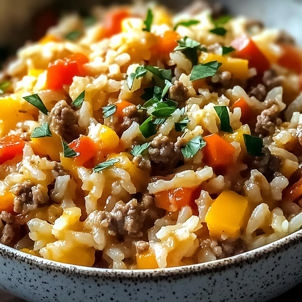 Hamburger Rice Casserole