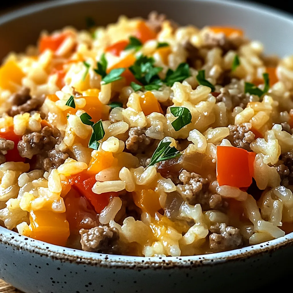 Hamburger Rice Casserole
