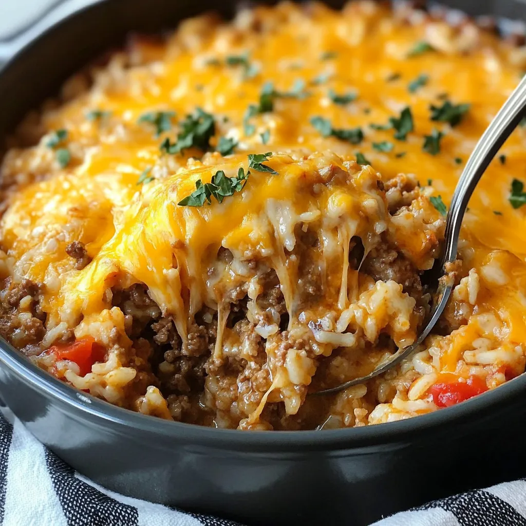 Cheesy Taco Rice