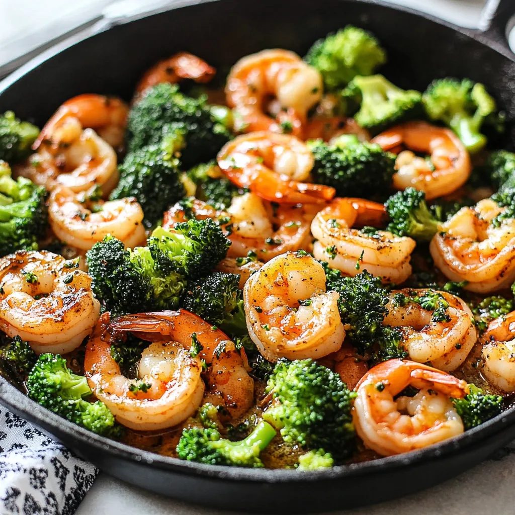 Easy Garlic Butter Shrimp & Broccoli: a Heart-healthy Feast