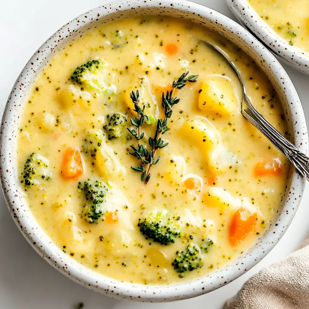 Broccoli Potato Cheese Soup