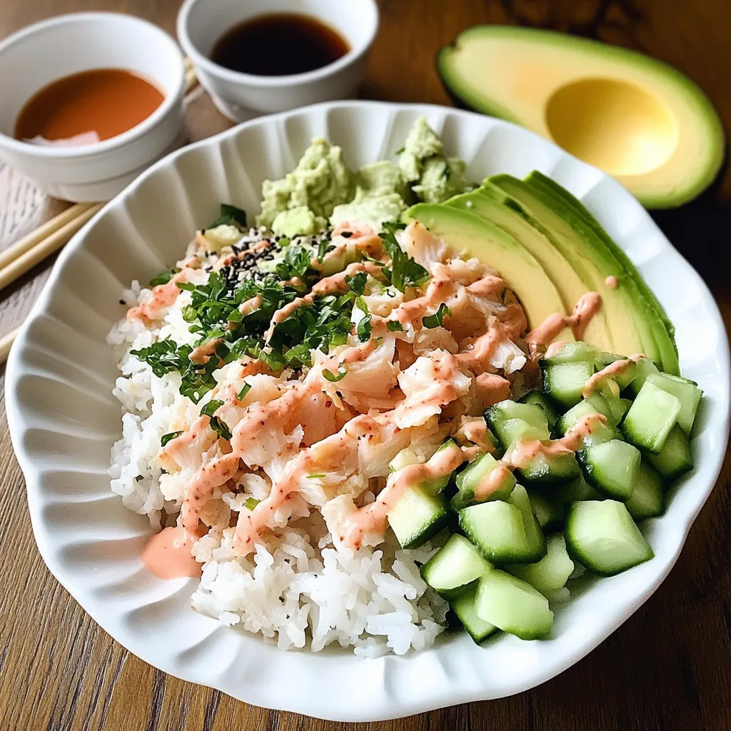 Easy Crunch Roll Sushi Bowl