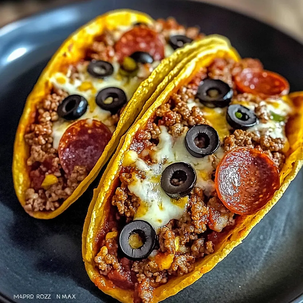 Meat Lovers Pizza Tacos