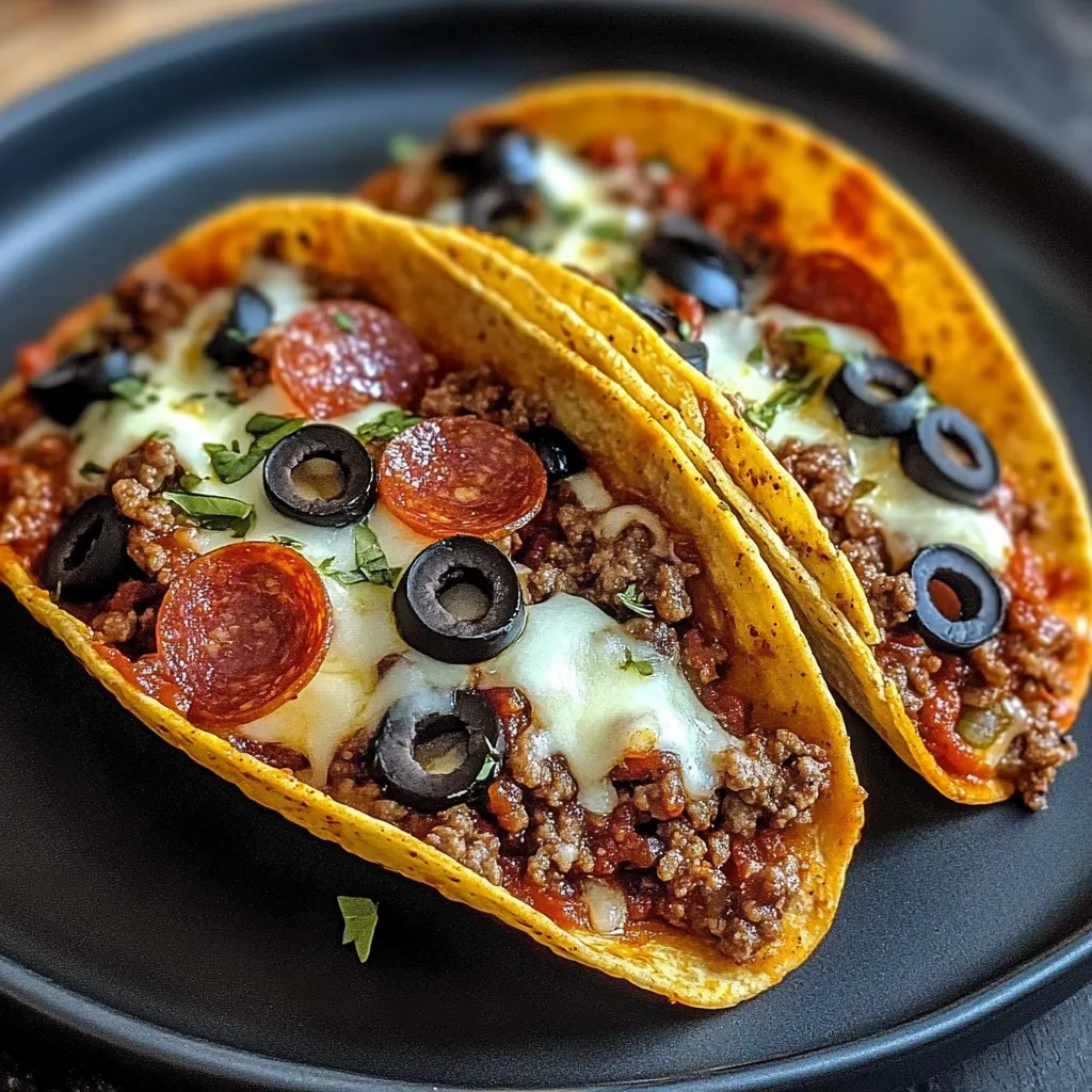 Meat Lovers Pizza Tacos
