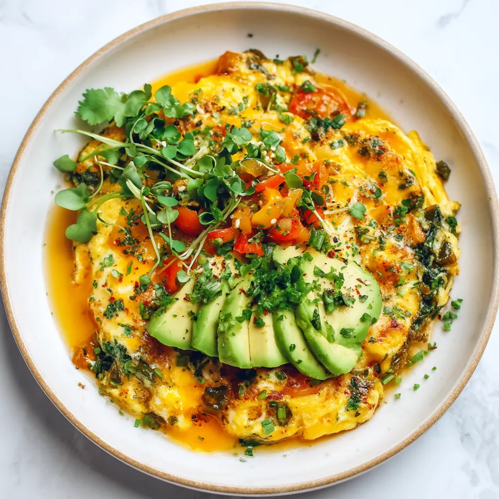 A plate of food with a slice of avocado.