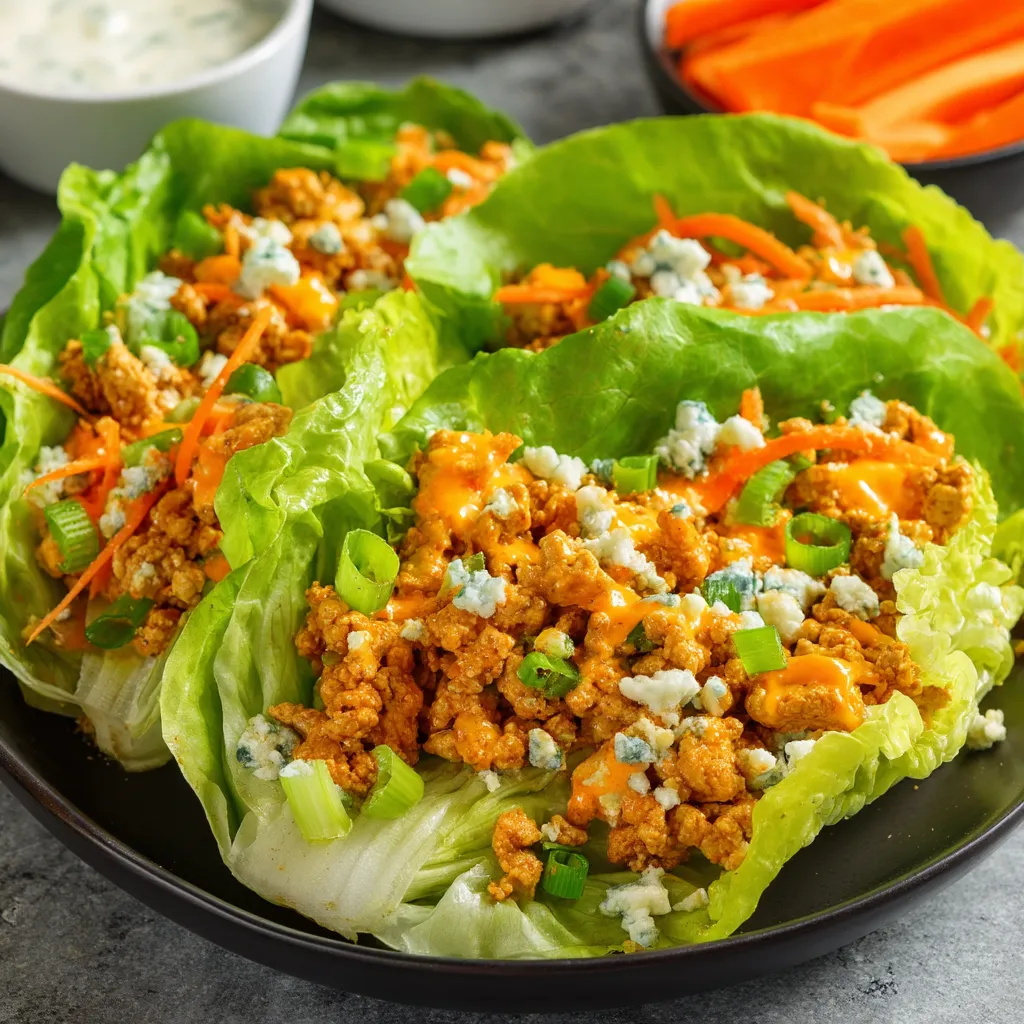 A plate of food with lettuce and meat.