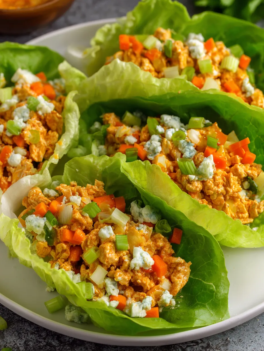 A plate of food with lettuce wraps and meat.