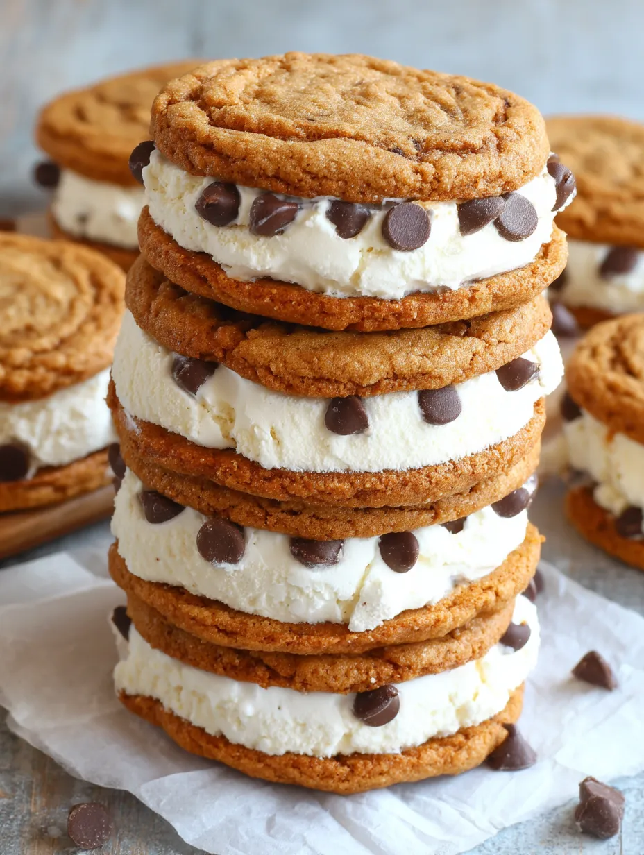 A stack of chocolate chip cookies.