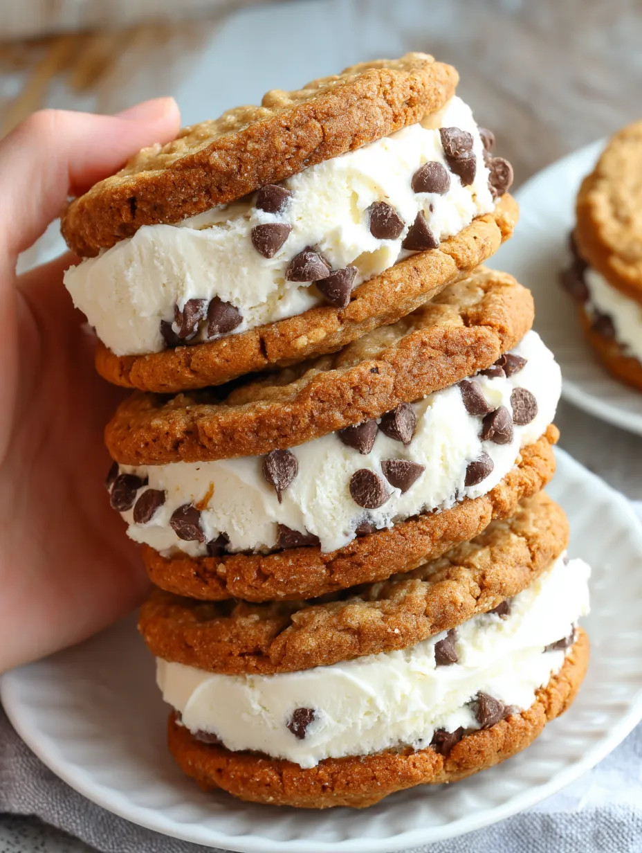 A stack of chocolate chip cookies.
