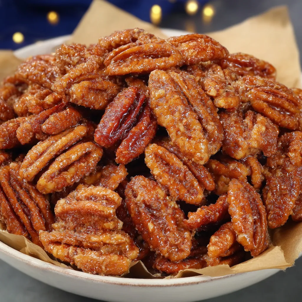 Bowl of pecans.