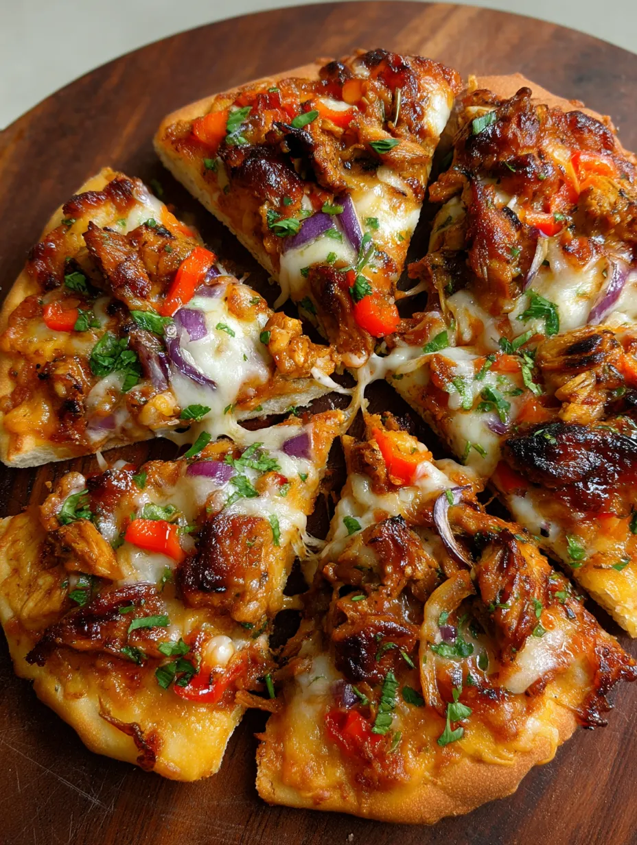 A pizza with various toppings on a wooden table.