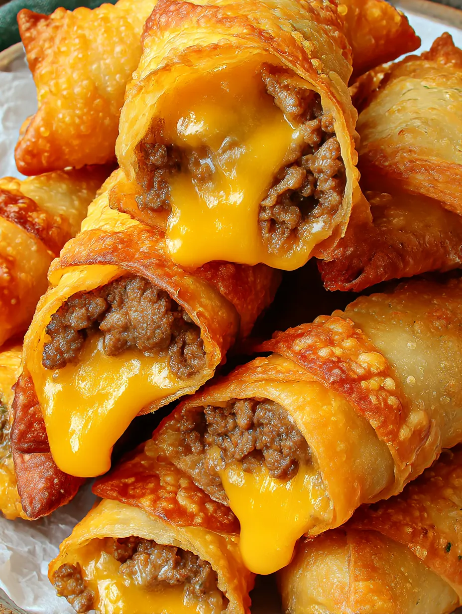 Cheeseburger Eggrolls.