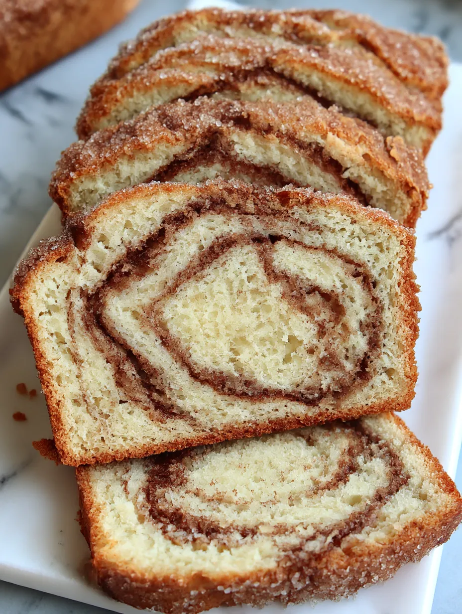 A cinnamon donut bread with a hole in the center.