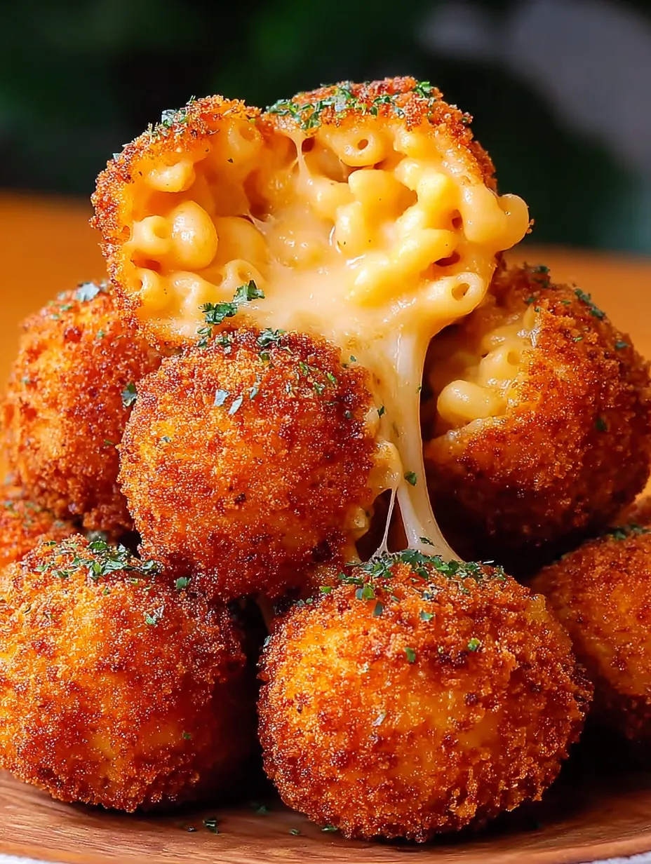 Macaroni ball with cheese and onions.