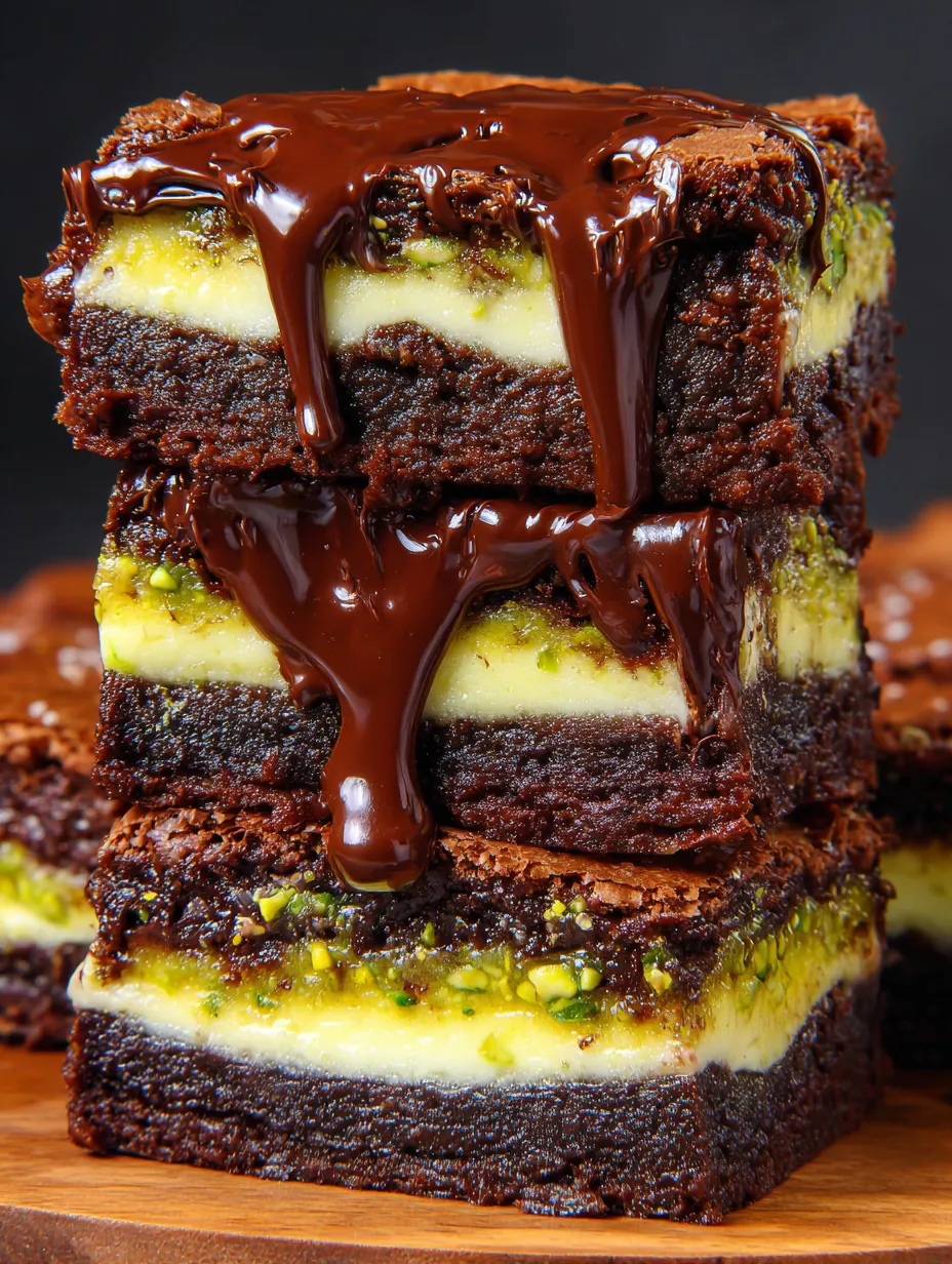 A dessert with layers of chocolate and ganache.