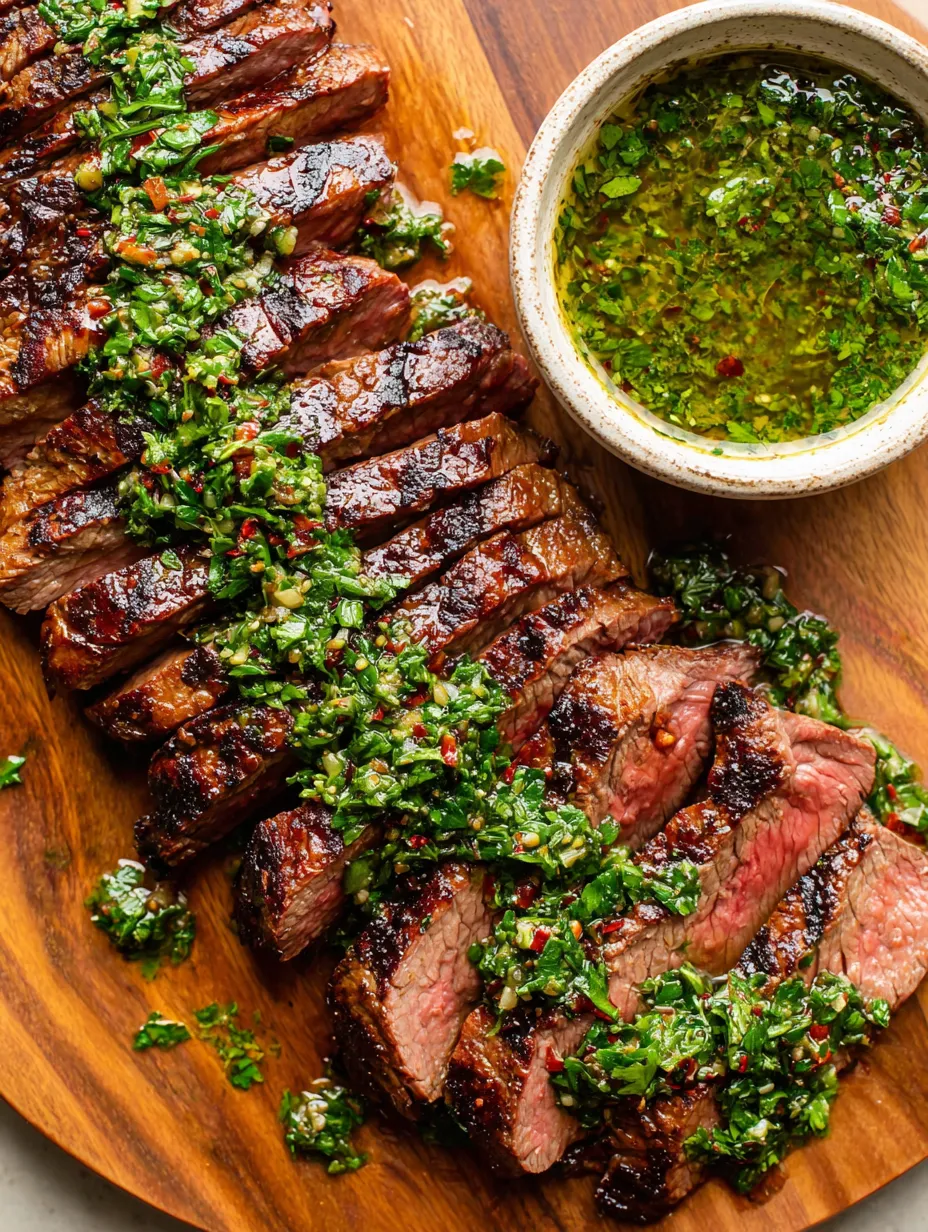 A bowl loaded with sauce sits by grilled meat and another sauce bowl on a table.