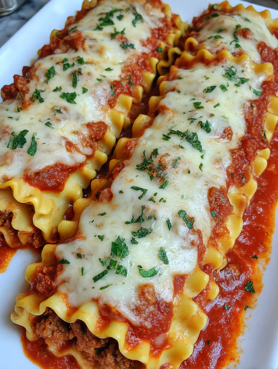 Italian Meatball Lasagna Roll-Ups.