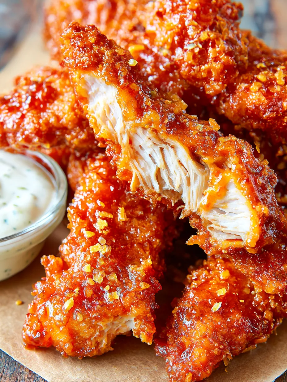 Honey BBQ Chicken Strips.