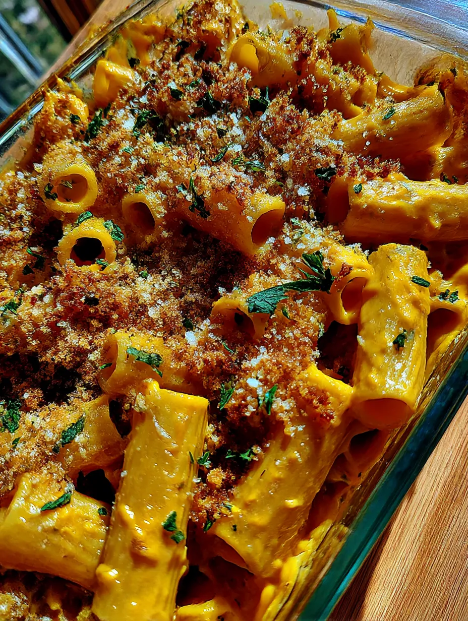 A dish of Puerto Rican mac and cheese.