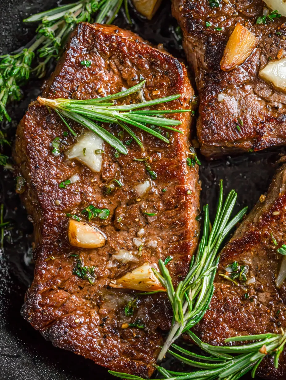 A bowl of beef topped with onions and garlic.