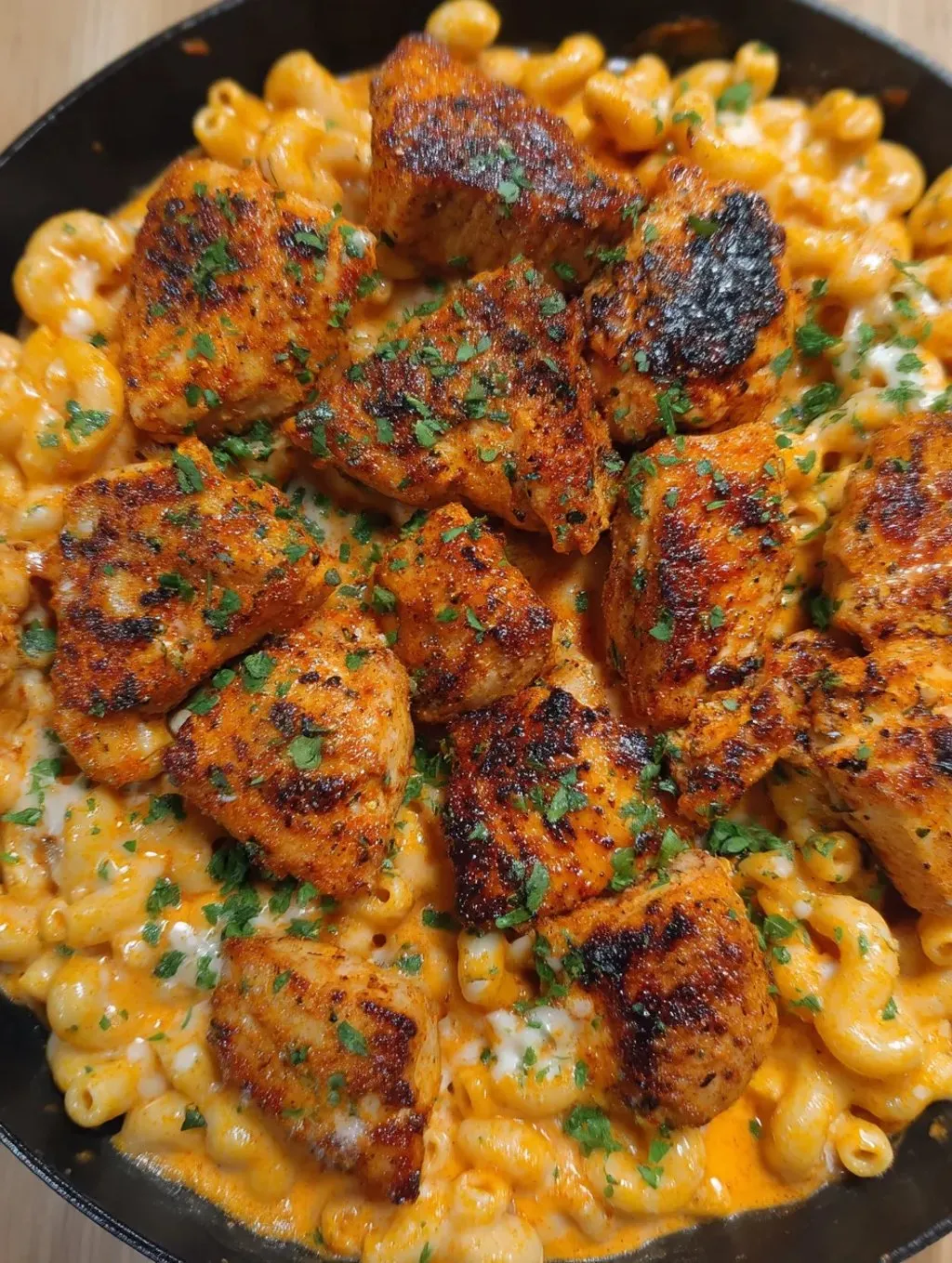 A bowl of macaroni and onions.