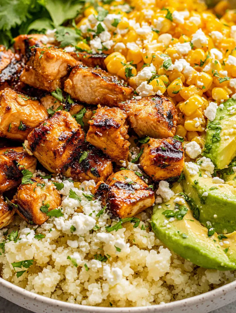 You see kebab, avocado, coconut, potato, grains, rice, and onions mixed in one picture.